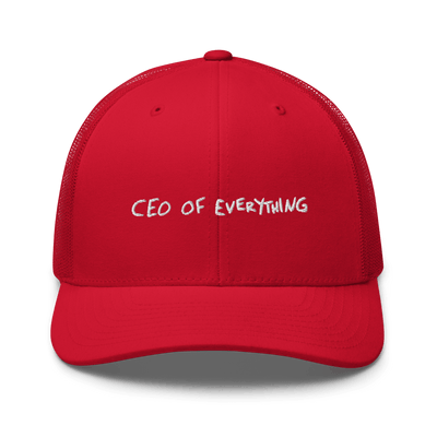 CEO of everything Trucker Cap - Black - - Just Another Cap Store