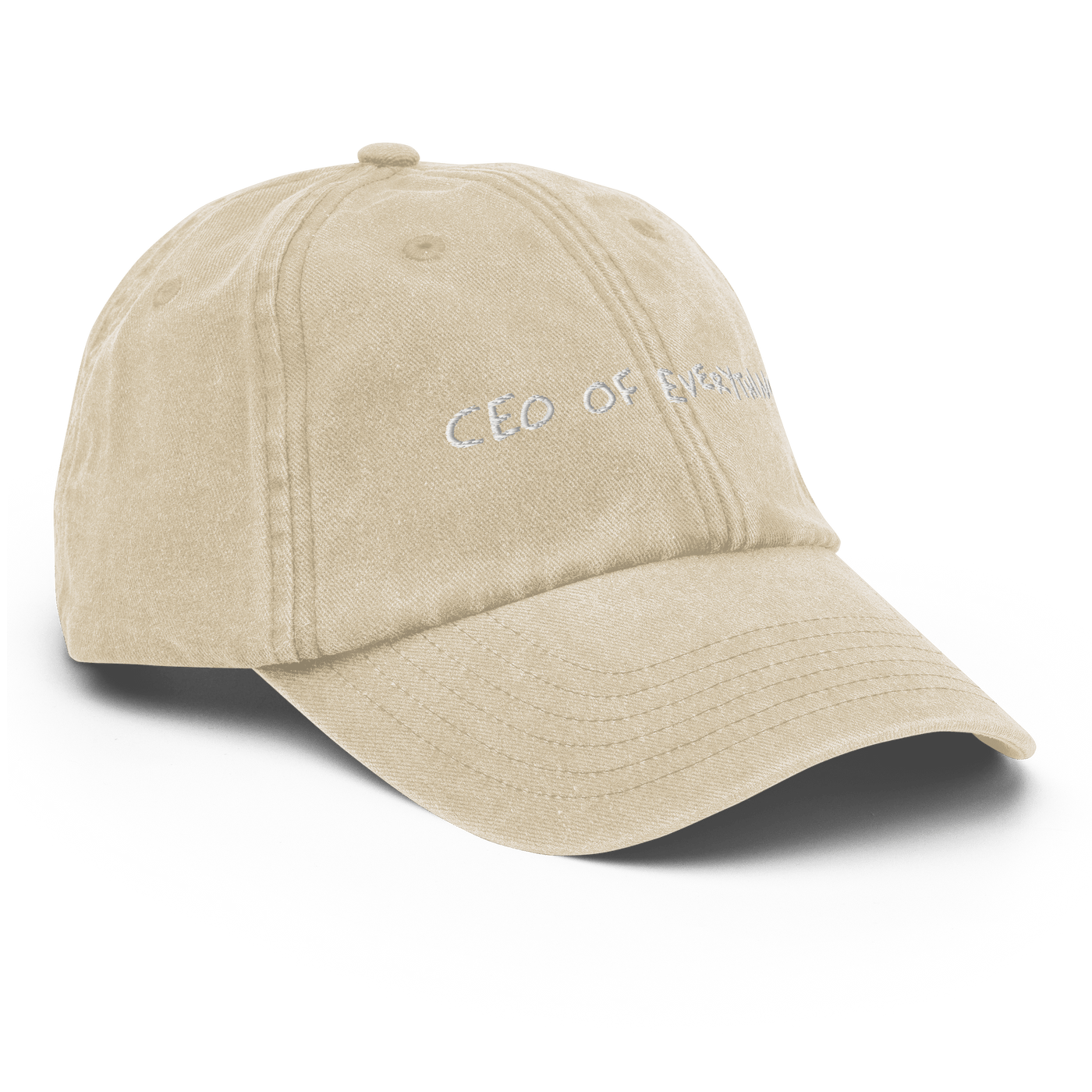 CEO of everything Vintage Hat - Vintage Stone - - Just Another Cap Store