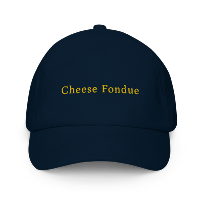 Cheese Fondue Kids cap - Navy - - Just Another Cap Store