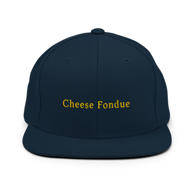 Cheese Fondue Snapback - Dark Navy - - Just Another Cap Store