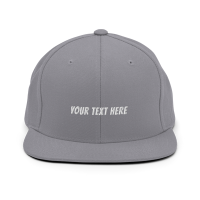 Customize Your Own Snapback Hat - Banger Font
