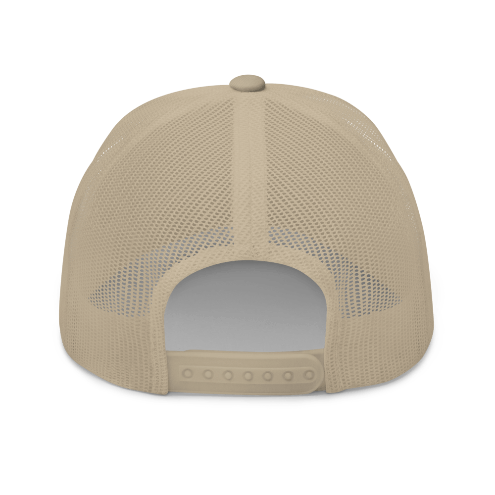 Coffee Cup Trucker Cap - Khaki - - Just Another Cap Store