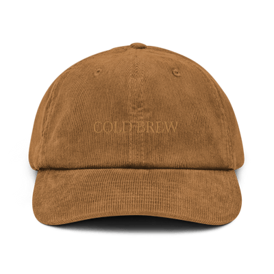 Cold Brew Corduroy hat - Camel - - Just Another Cap Store