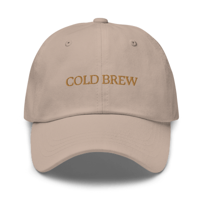 Cold Brew Dad hat - Stone - - Just Another Cap Store