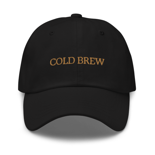 Cold Brew Dad hat - Black - - Just Another Cap Store