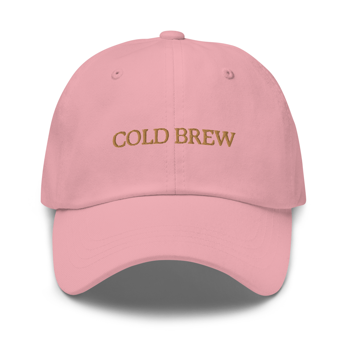 Cold Brew Dad hat - Pink - - Just Another Cap Store