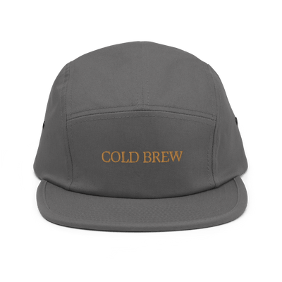 Cold Brew Five Panel Cap - Grey - - Just Another Cap Store