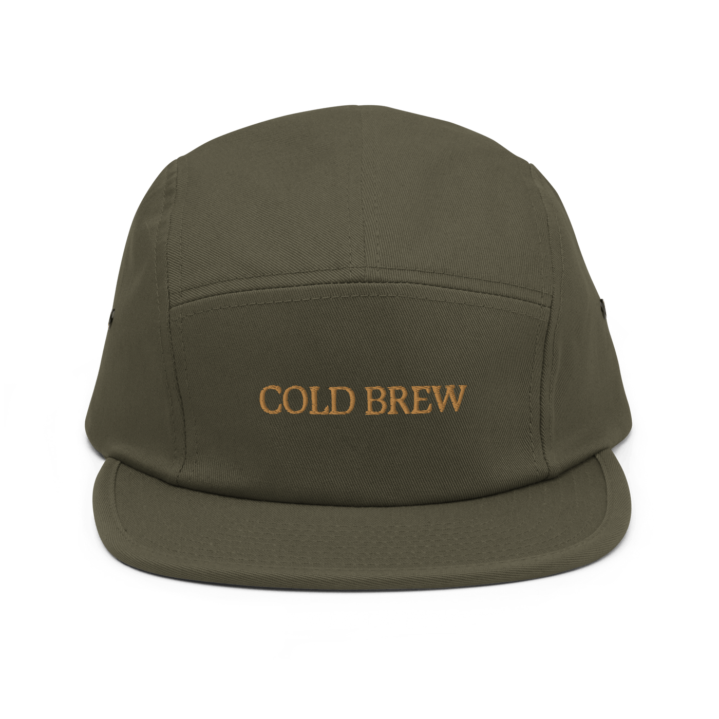 Cold Brew Five Panel Cap - Olive - - Just Another Cap Store