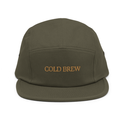 Cold Brew Five Panel Cap - Olive - - Just Another Cap Store