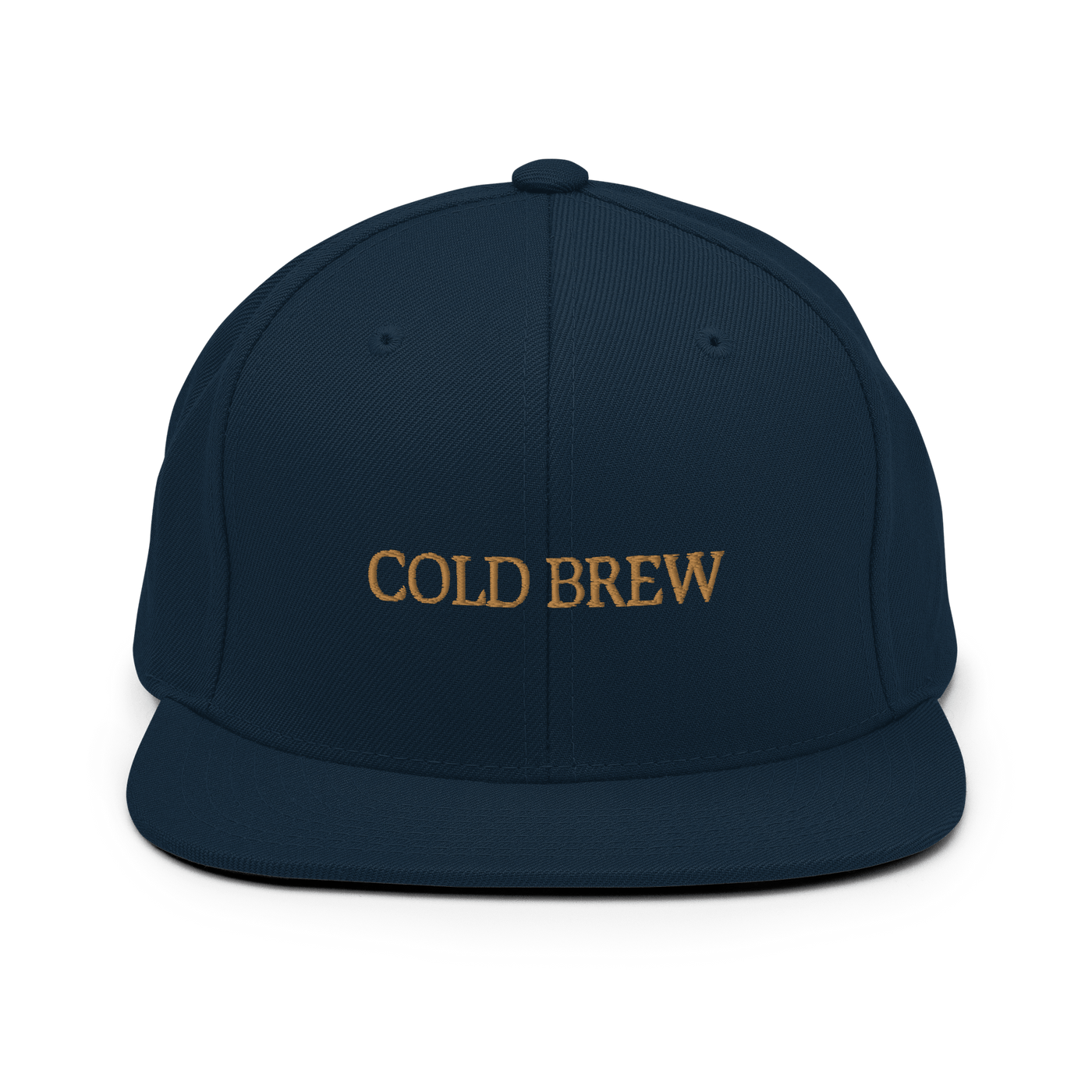 Cold Brew Snapback Hat - Dark Navy - - Just Another Cap Store