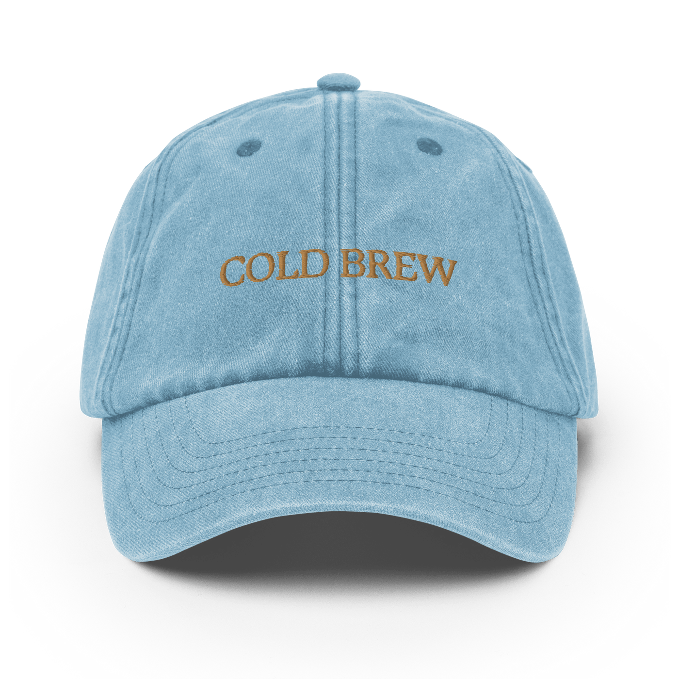 Cold Brew Vintage Hat - Vintage Light Denim - - Just Another Cap Store