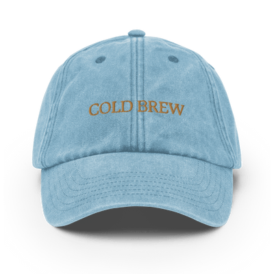 Cold Brew Vintage Hat - Vintage Light Denim - - Just Another Cap Store