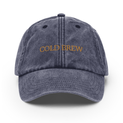 Cold Brew Vintage Hat - Vintage Denim - - Just Another Cap Store