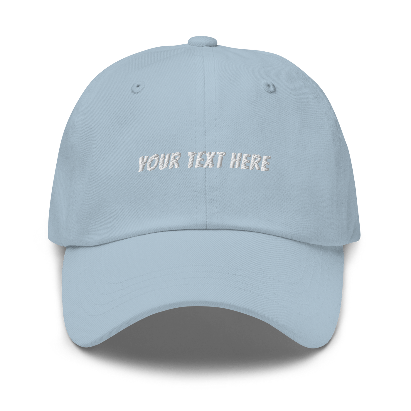 Dad Hat med eget tryck i Brodyr Banger Font Just Another Cap Store
