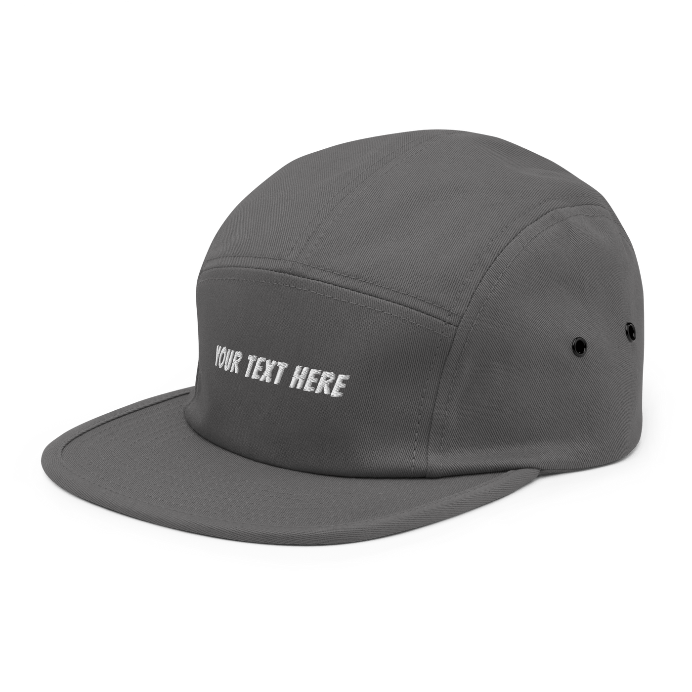 Customize Your Own Five Panel Cap - Grey - - Just Another Cap Store