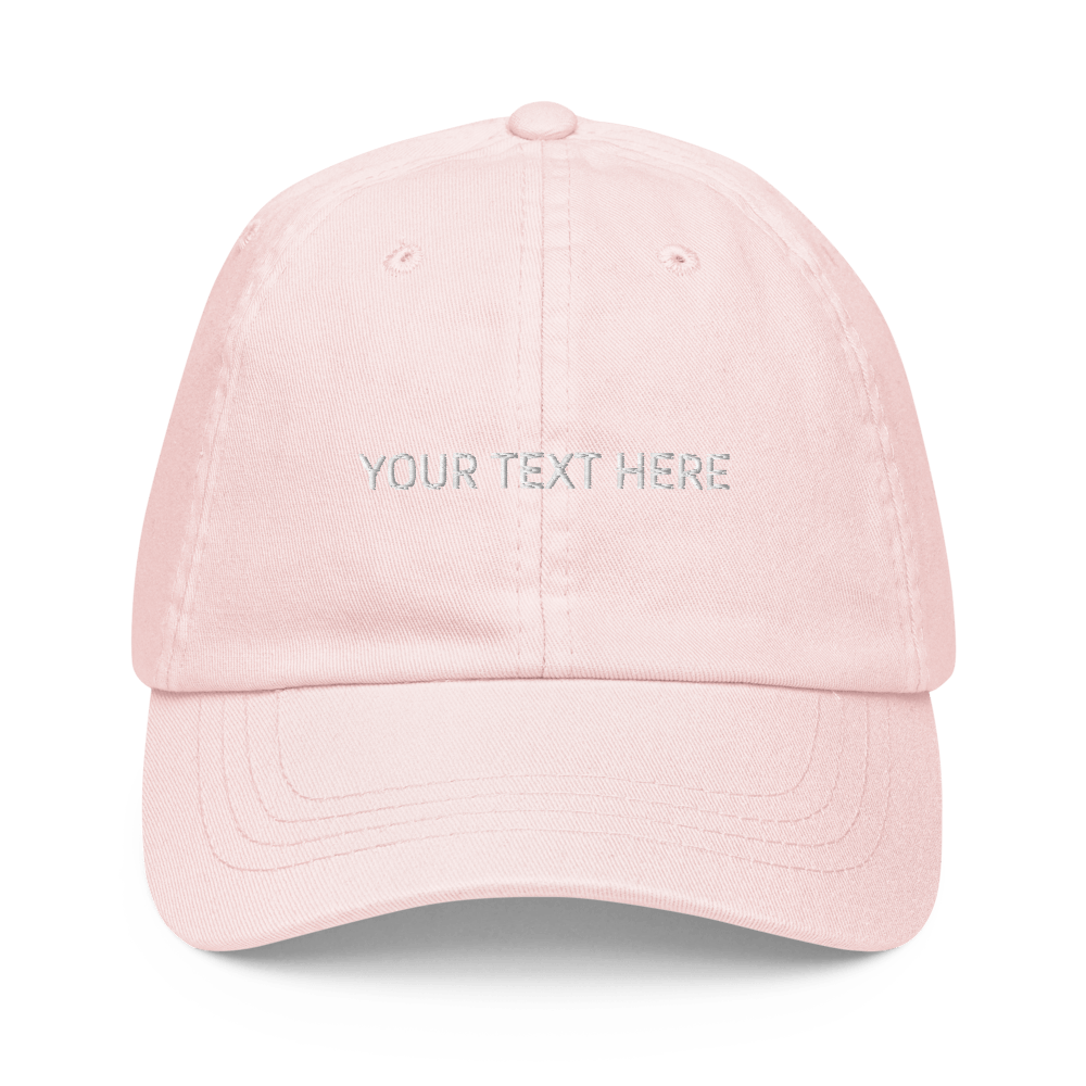 Customize Your own Pastel Dad Hat - Pastel Pink - - Just Another Cap Store