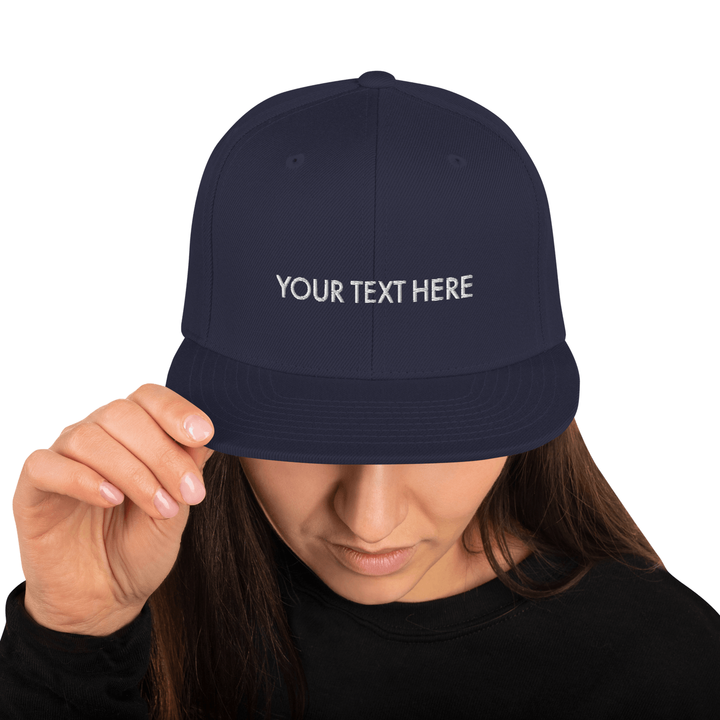 Customize Your Own Snapback - Navy - - Just Another Cap Store