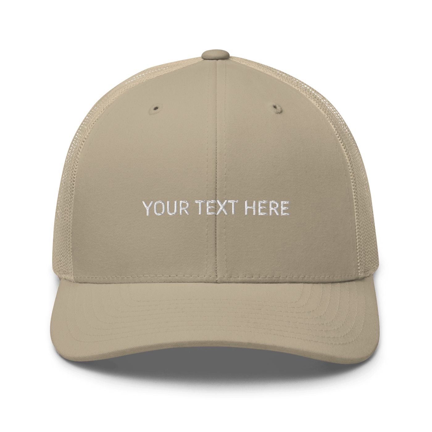 Customize your own Trucker Cap - Khaki - - Just Another Cap Store