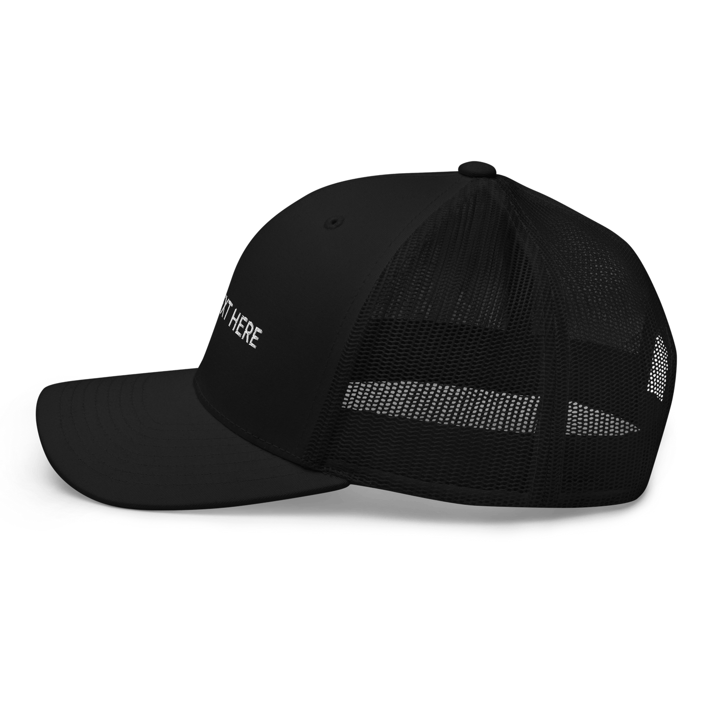 Customize your own Trucker Cap - Black - - Just Another Cap Store
