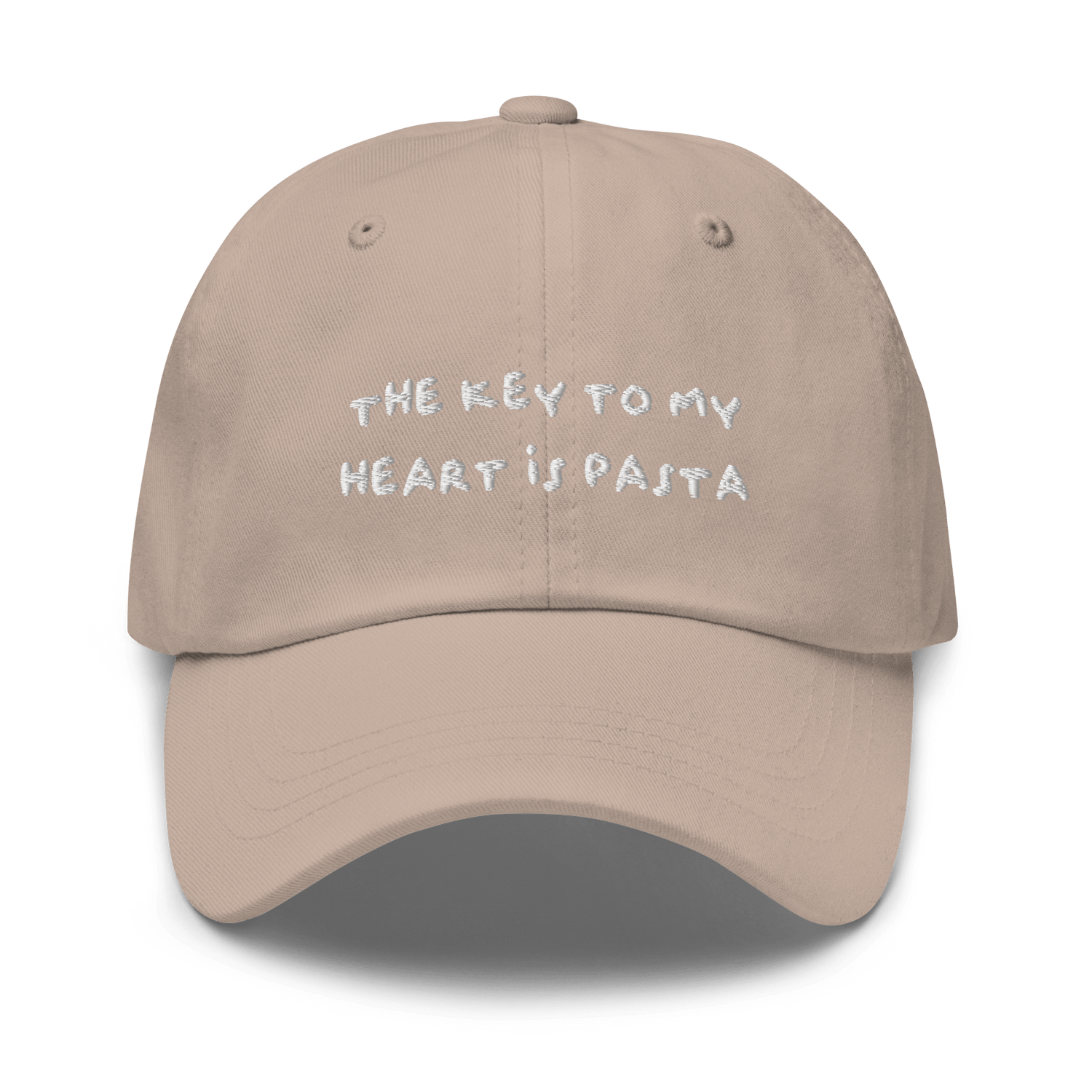 The Key To my Heart is Pasta Dad hat