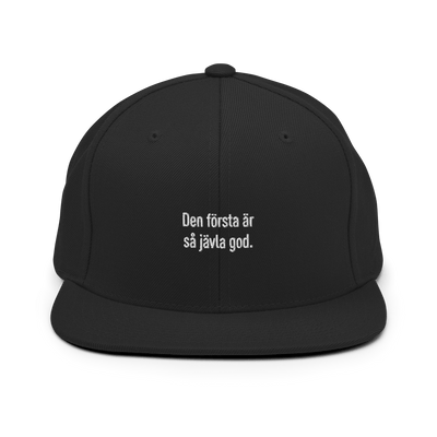 Den första Snapback - Black - - Just Another Cap Store