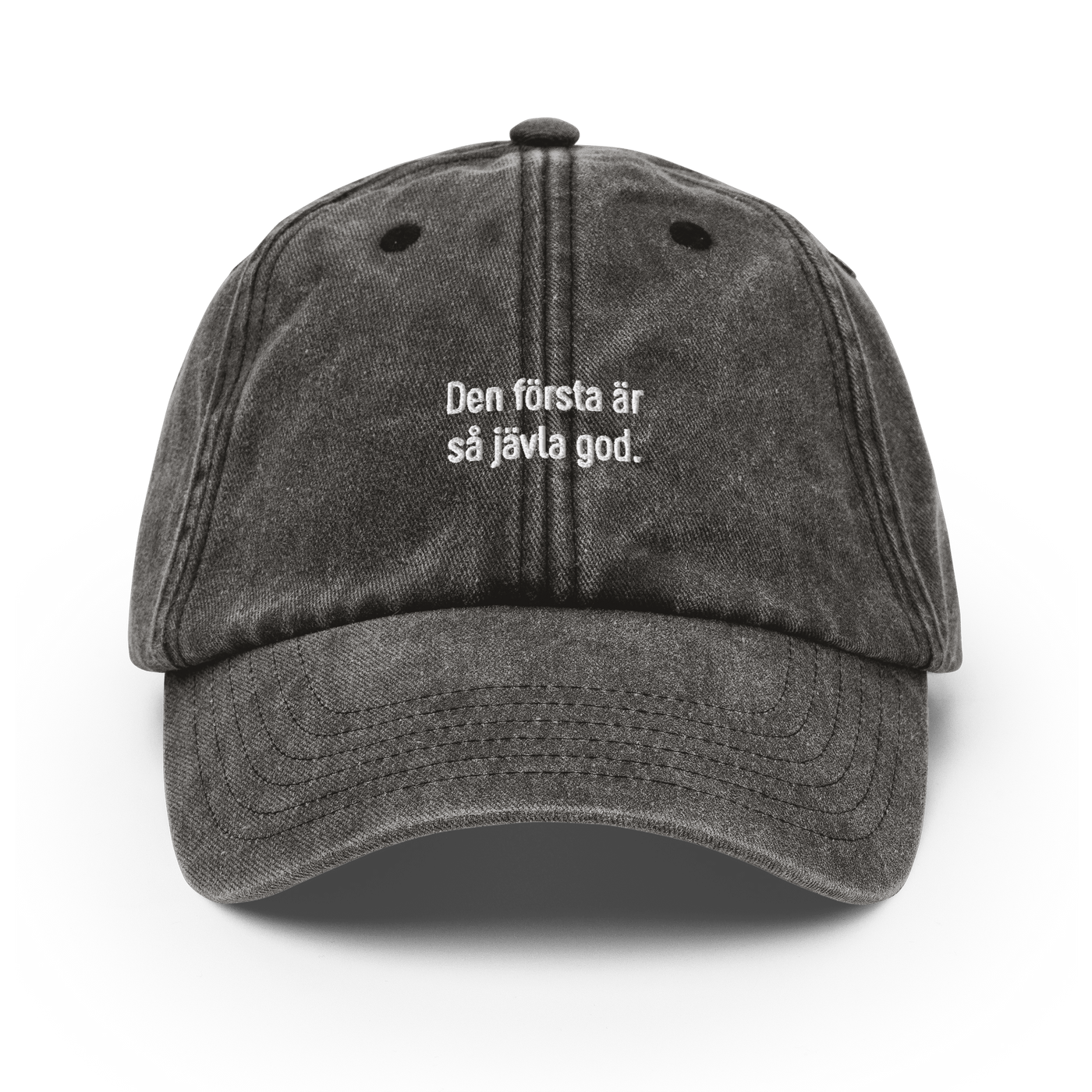 Den första Vintage Hat - Vintage Black - - Just Another Cap Store