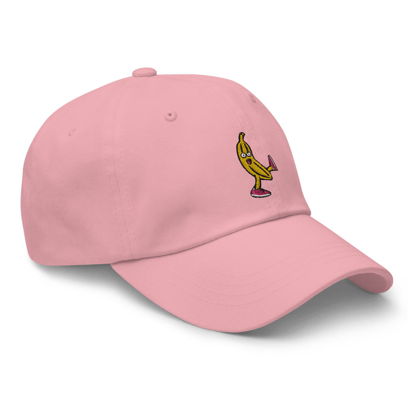 Drunk Banana Dad hat - Pink - - Just Another Cap Store