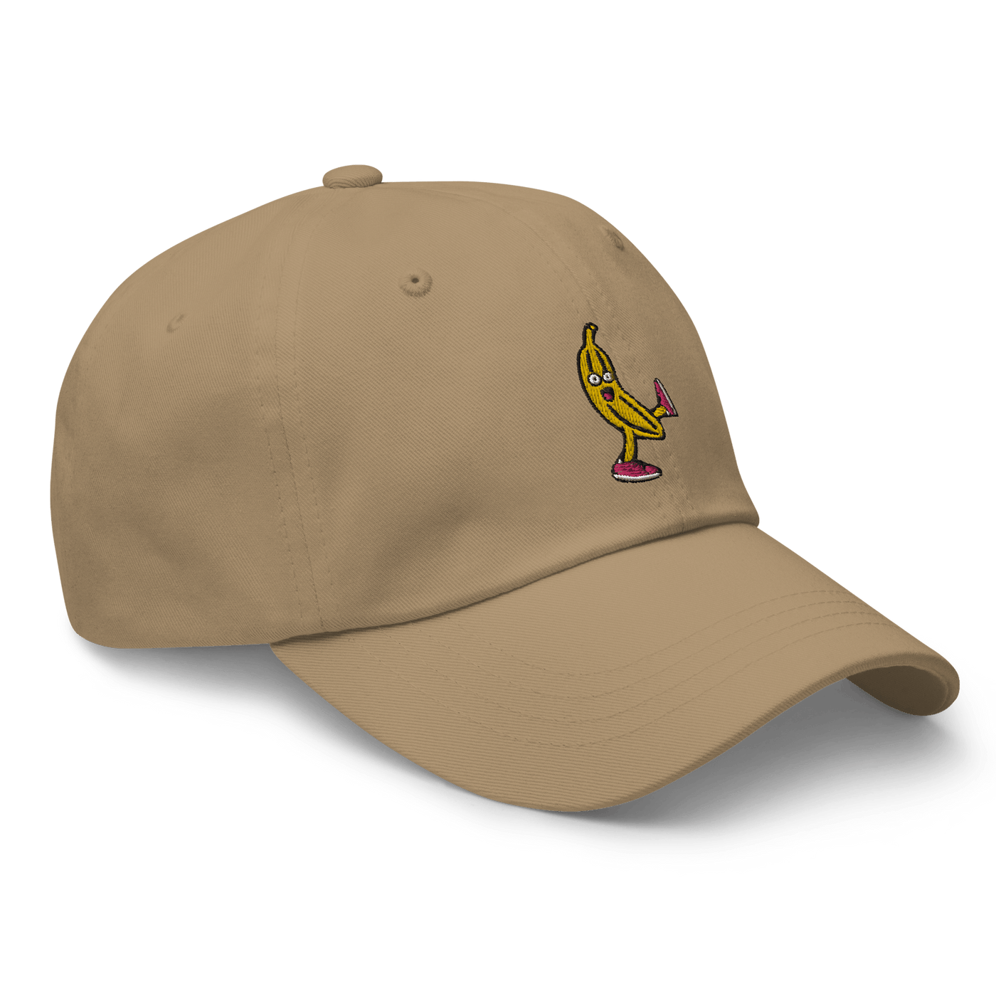 Drunk Banana Dad hat - Khaki - - Just Another Cap Store