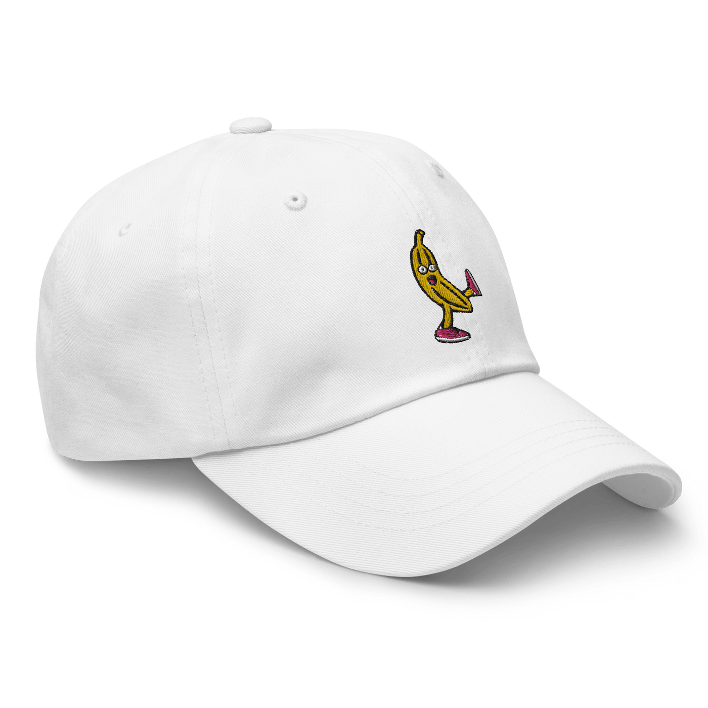 Drunk Banana Dad hat - White - - Just Another Cap Store