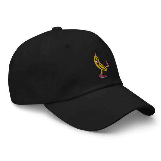 Drunk Banana Dad hat - Black - - Just Another Cap Store