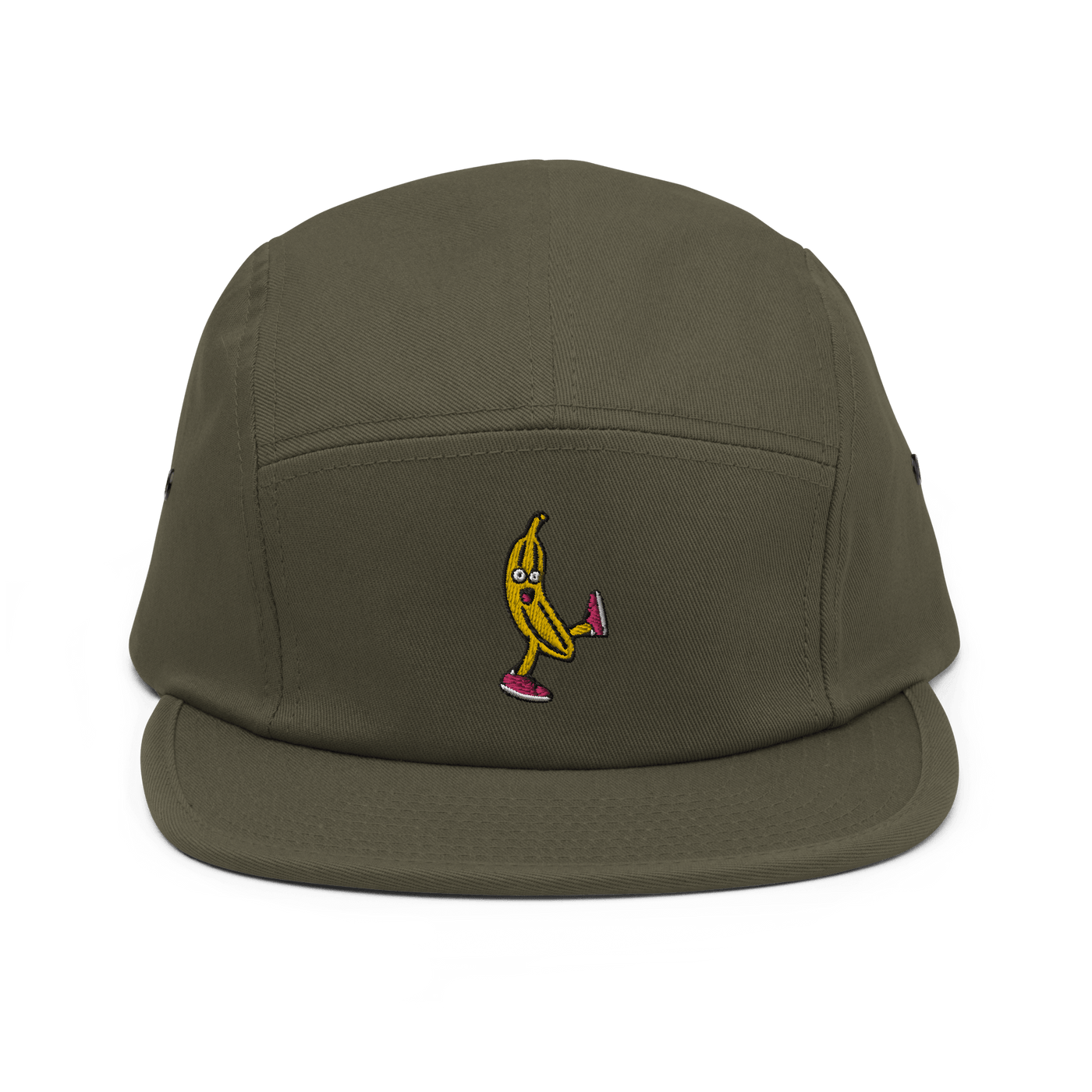 Drunk Banana Five Panel Cap - Olive - - Just Another Cap Store