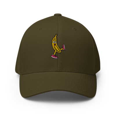 Drunk Banana Flexfit Cap - Black - S/M - Just Another Cap Store