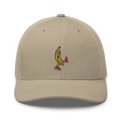 Drunk Banana Trucker Cap - Navy - - Just Another Cap Store