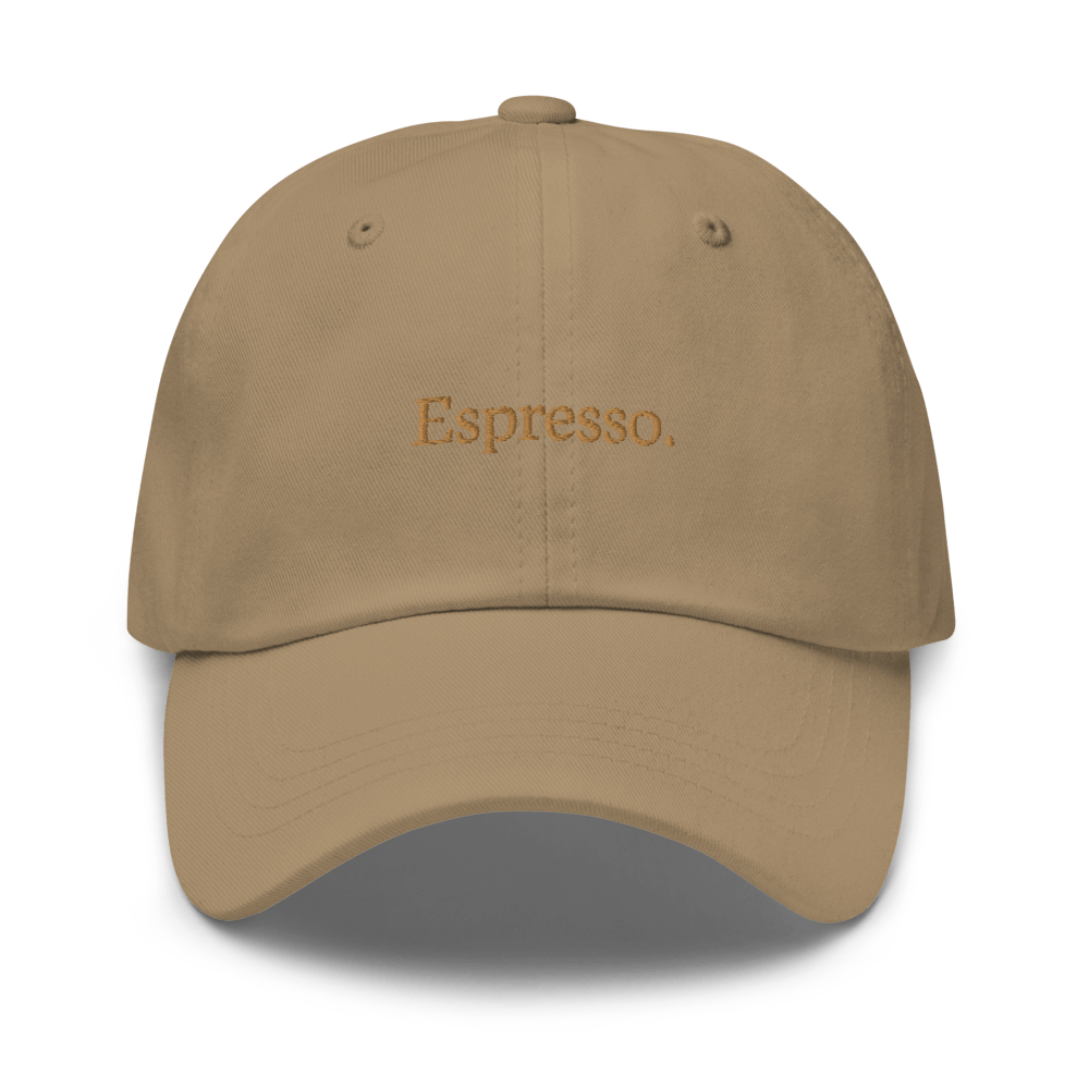Espresso. Dad hat - Khaki - - Just Another Cap Store
