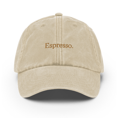 Espresso Vintage Hat - Vintage Stone - Outlet - Just Another Cap Store