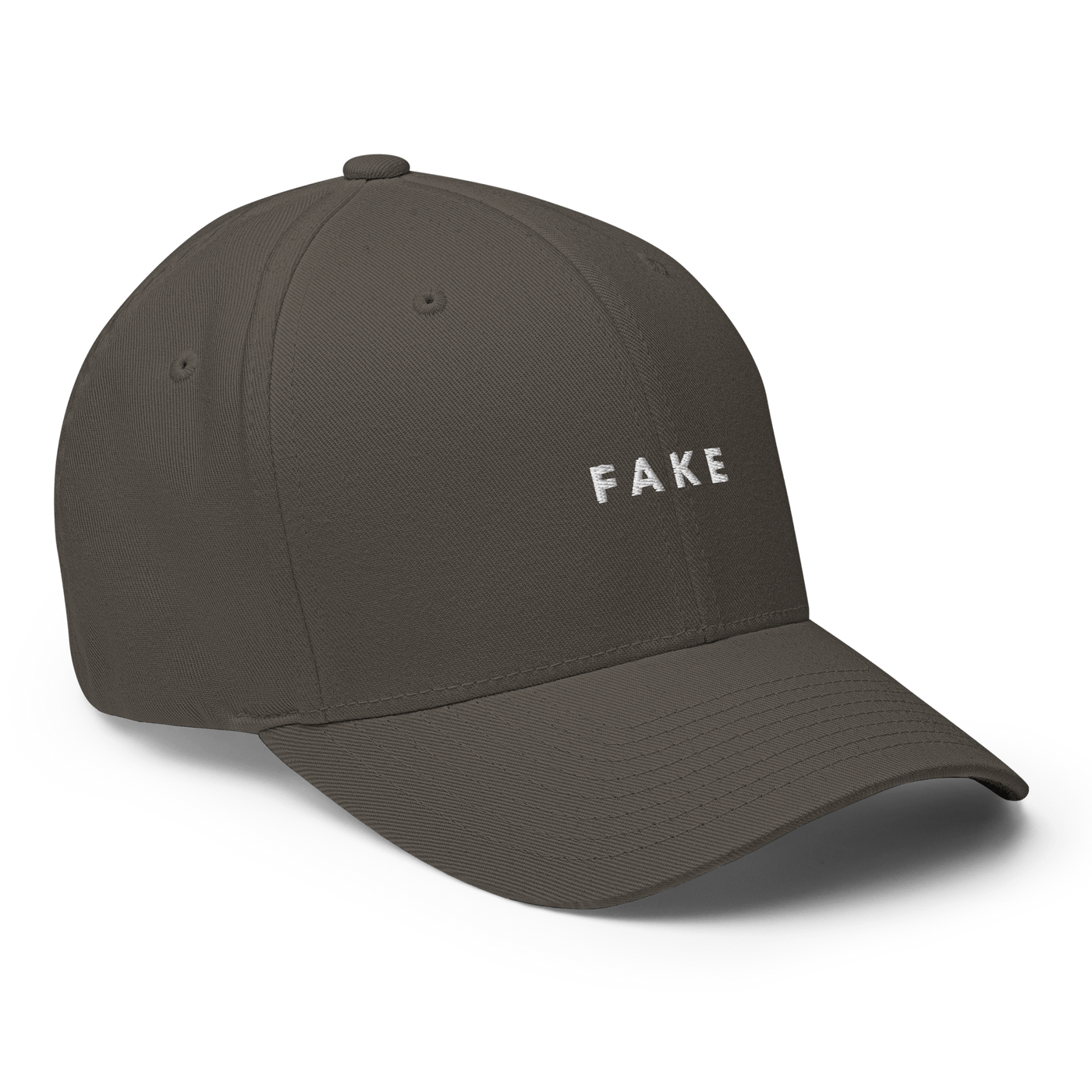 FAKE Flexfit Cap - Dark Grey - S/M - Just Another Cap Store