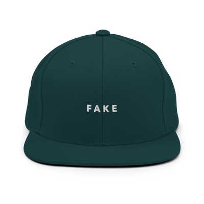 FAKE Snapback Hat - Spruce - - Just Another Cap Store