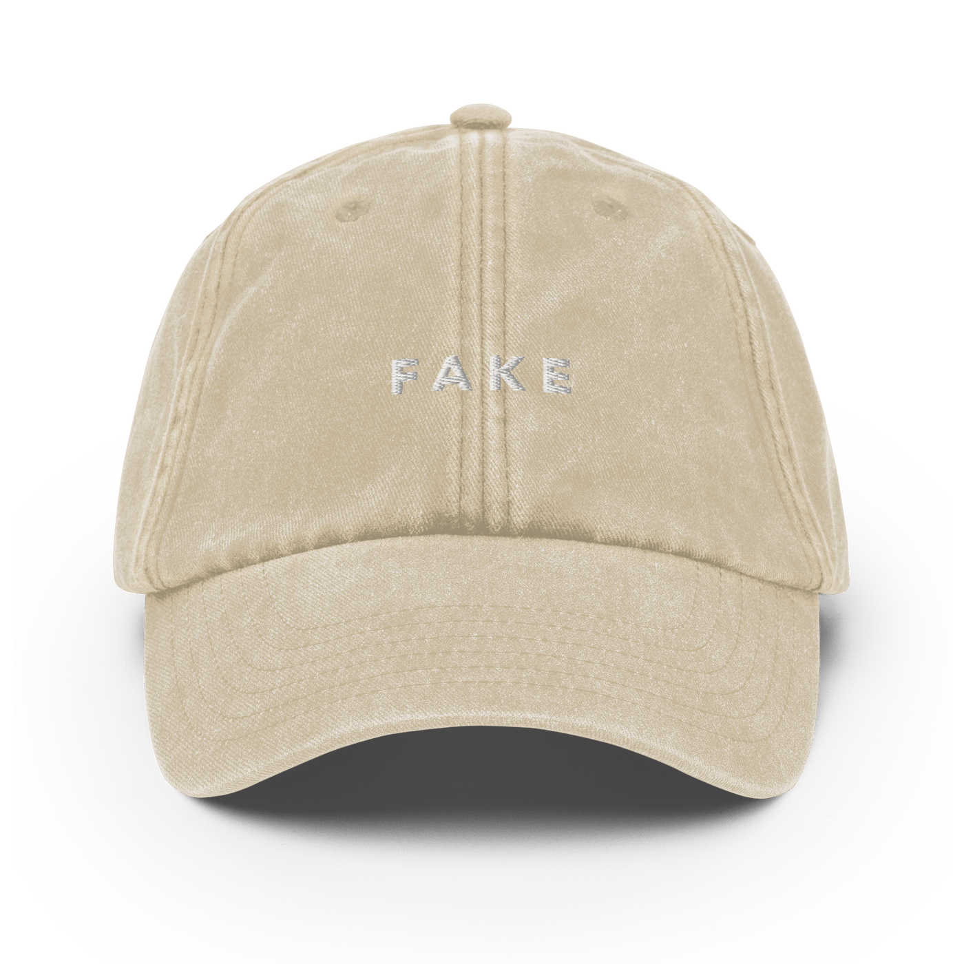 FAKE Vintage Hat - Vintage Stone - - Just Another Cap Store