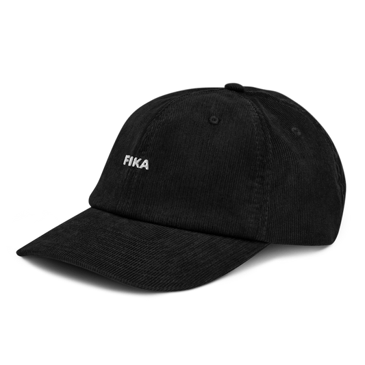 FIKA Corduroy hat - Black - - Just Another Cap Store