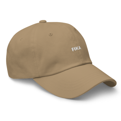 FIKA Dad hat - Khaki - - Just Another Cap Store