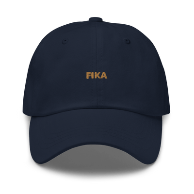 FIKA Dad hat - Black - - Just Another Cap Store