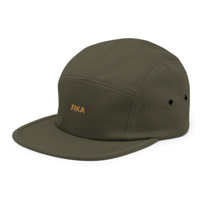 FIKA Five Panel Cap - Olive - - Just Another Cap Store