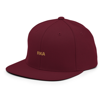 FIKA Snapback - Maroon - - Just Another Cap Store