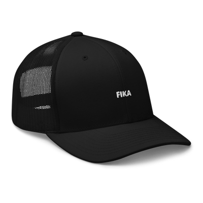 FIKA Trucker Cap - Black - - Just Another Cap Store