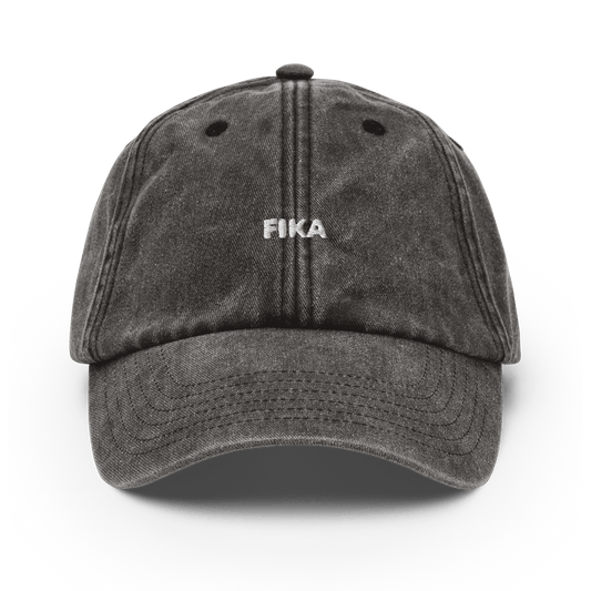 FIKA Vintage Hat - Vintage Black - - Just Another Cap Store