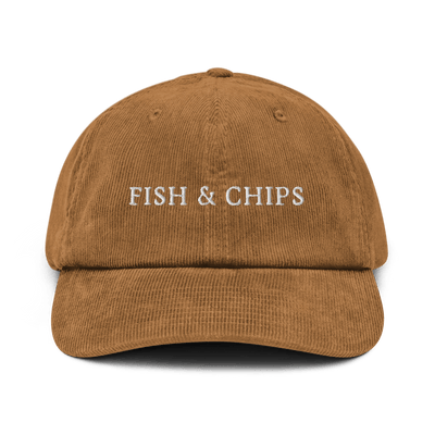 Fish & Chips Corduroy hat - Camel - - Just Another Cap Store