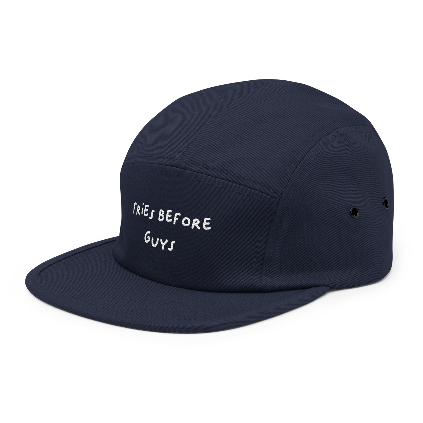 Fries Before Guys Five Panel Cap - Navy - - Just Another Cap Store