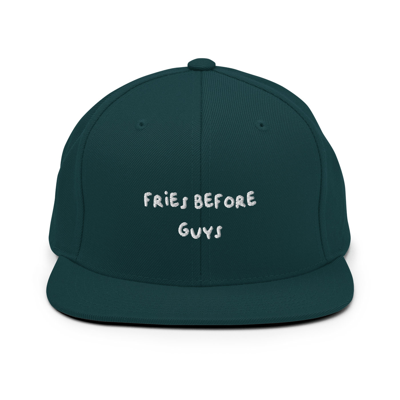 Fries Before Guys Snapback Hat - Spruce - - Just Another Cap Store
