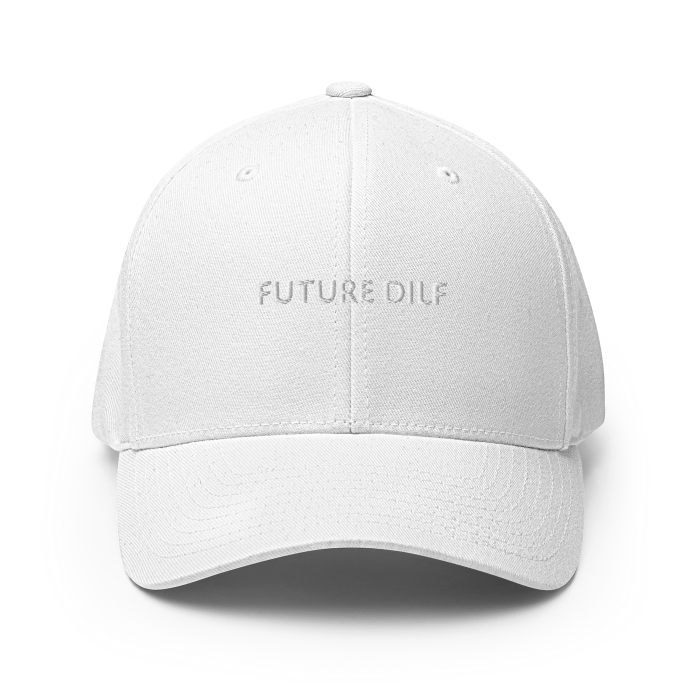 Future Dilf Flexfit Cap - White - S/M - Just Another Cap Store
