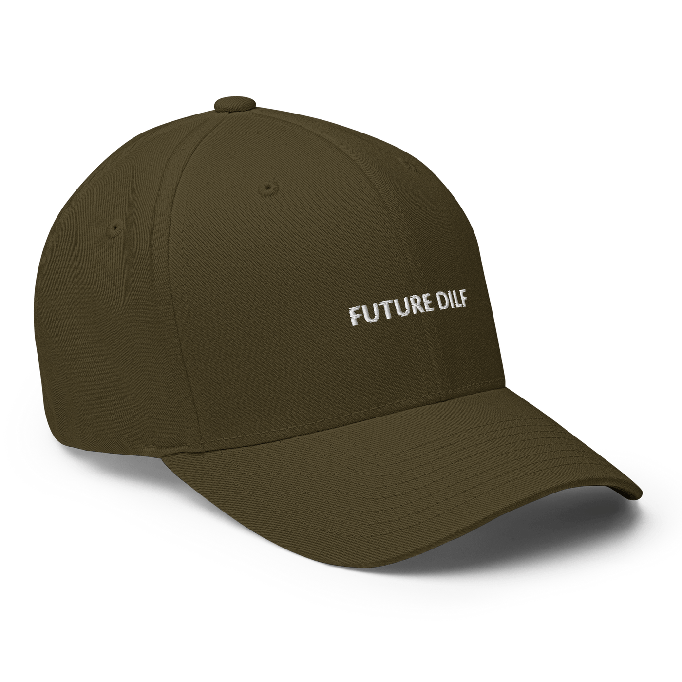 Future Dilf Flexfit Cap - Olive - S/M - Just Another Cap Store